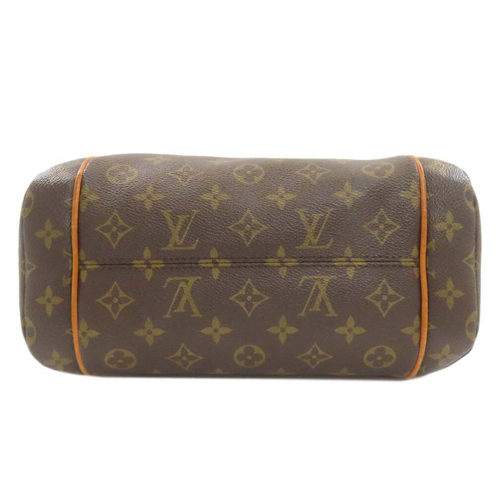 LOUIS VUITTON Authentic Brown Monogram Canvas Tote Bag - Picture 4 of 16